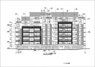 某地6层框剪结构住宅楼建筑方案图